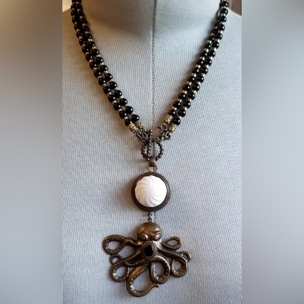 Vintage Patrice Octopus Necklace ~hard to find